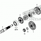 GL1800BD 2AC Вал ведущий