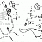 CMX300 AC Рычаги,тросы и рулевые переключатели