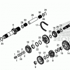 GL1800BD 2AC Transmission (mainshaft)