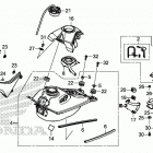 CRF110F Fuel tank (crf110f'19-)