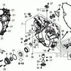 GL1800BD 2AC Задний кожух картера