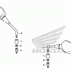NC750X AC Зеркало
