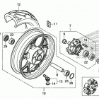 NC750X AC Переднее колесо