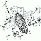 CBR650RA Крышка картера правая