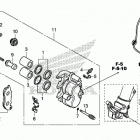 CRF250L AC Передний суппорт
