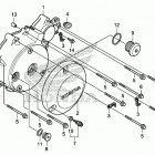 VT750C2B A Крышка картера левая