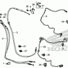CRF450R Рычаги,тросы и рулевые переключатели