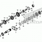 GL1800B 2AC Transmission (mainshaft)