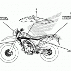 CRF250L AC Наклейки
