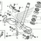 CRF250L AC Траверса нижняя