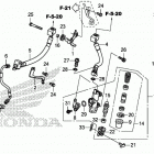 CB650RA Задний тормозной цилиндр