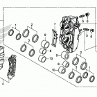 GL1800BD 2AC Передний тормозной суппорт левый