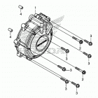 CB650RA Крышка генератора