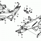 NC750X AC Боковые обтекатели