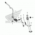 CBR650RA Подножка