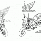 NC750X AC Наклейки