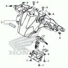 NC750X AC Центральная облицовка