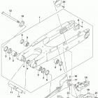 DR,Z400S,SM Rear swingingarm (dr-z400sm)
