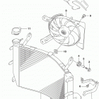 GSX,S1000A,ZA Радиатор