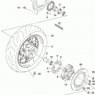 DL1050,XT,XTA Rear wheel (dl1050rc)