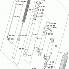 DR,Z400S,SM Front fork damper (dr-z400s)