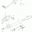 GSX,R600 Подножка