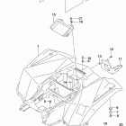 LT,A400F 2020 Rear fender (lt-a400fzm0 p03)