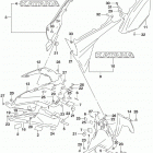 GSX,S1000SA,KATANA 2020 Обтекатель рамы