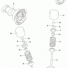 RM,Z250 Распределительный вал  /  клапана