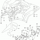 LT,A500X Rear fender (lt-a500xm0 p03)
