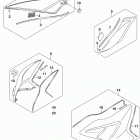 GSX,R750 Fuel tank cover