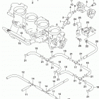 GSX1300RA Throttle body hose  /  joint (e33)