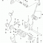 DR650SE Механизм  переключения передач