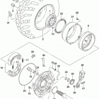 LT,A400F 2020 Rh rear wheel (lt-a400fzm0 p03)