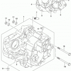 DR,Z50 Картер двигателя