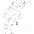 DR,Z125,L Rear fender (dr-z125m0 e28)