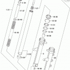 GSX250R,RA Front fork damper (gsx250rm0 p28)