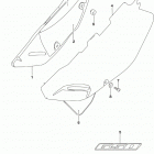DR650SE Обтекатель рамы