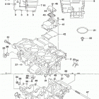 GSX,R600 Картер двигателя