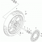 GSX250R,RA Front wheel (gsx250rm0 p28)