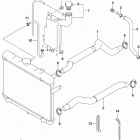 LT,A500X Радиатор и Патрубки