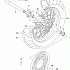 DR,Z400S,SM Front wheel (dr-z400sm)