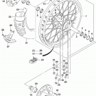 RM,Z250 Переднее колесо