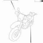 DR650SE Наклейка  (e28)