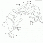 DR650SE Задний бампер