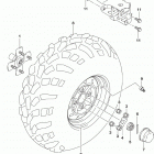 LT,A500X Lh rear wheel (lt-a500xpzm0 p33)