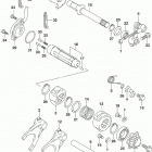 LT,A750X Механизм  переключения передач
