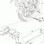 DR,Z125,L Rear wheel (dr-z125lm0 e03)