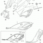 GSX,S750Z,A,ZA Fuel tank cover (gsx-s750a)