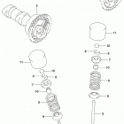 RM,Z450 Распределительный вал  /  клапана